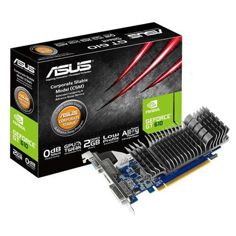 ASUS GeForce GT 610 2GB PCIe x16 V-D-H (Silent-LP)